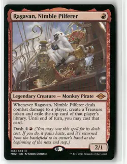 Modern Horizons 2 Magic: The Gathering Ragavan, Nimble Pilferer Mythic - Image 1
