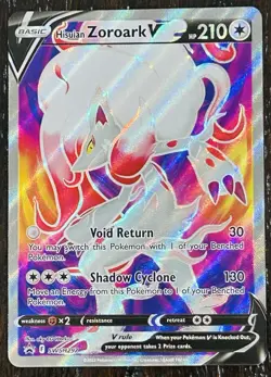 Pokemon TCG Hisuian Zoroark V SWSH297 Black Star Promo NM/M - Image 1