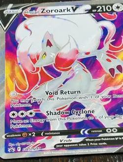 Pokemon TCG Hisuian Zoroark V SWSH297 Black Star Promo NM/M - Image 2