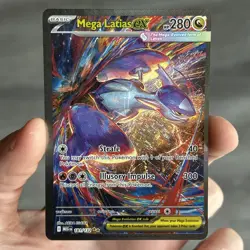 Pokemon TCG Mega Latias ex 181/132 English SIR Mega Evolution NM - Image 3