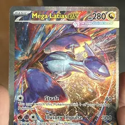 Pokemon TCG Mega Latias ex 181/132 English SIR Mega Evolution NM - Image 5