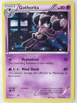 Gothorita 56/124 VLP - Dragons Exalted Pokemon Card - Mizue Art - Image 1