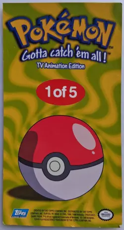 Pokemon Pikachu #25 Topps TV Animation Edition 1 Of 5 Jumbo Card Holo LP - Image 2