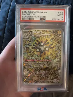 PSA 9 Magneton #159 Surging Sparks Pokemon TCG Black Star Promo MINT - Image 1