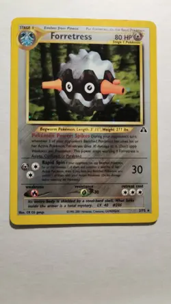 2001 Vintage Forretress 2/75 - Neo Discovery Holo Rare - Pokemon TCG - NM - Image 1