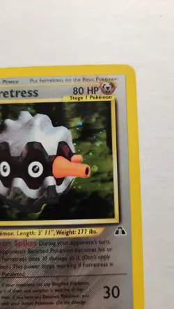 2001 Vintage Forretress 2/75 - Neo Discovery Holo Rare - Pokemon TCG - NM - Image 2