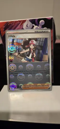 Hilda 084/086 Poke Ball Reverse Holo Uncommon - Pokemon TCG White Flare NM - Image 1