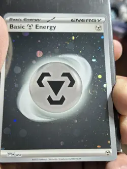 Pokemon 151 Metal Energy HD Holo Variant With Hd Swirl RARE - Image 1