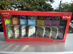 Pokemon TCG Prismatic Evolutions Costco 8 Mini-Tin Bundle - Image 1
