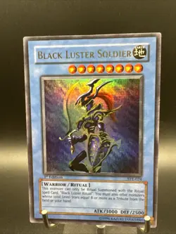 Yu-Gi-Oh! Black Luster Soldier SYE-024 Yugi Evolution 1st Edition Ultra Rare - Image 1