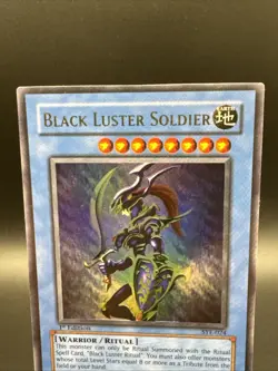 Yu-Gi-Oh! Black Luster Soldier SYE-024 Yugi Evolution 1st Edition Ultra Rare - Image 2