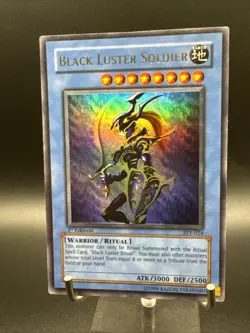 Yu-Gi-Oh! Black Luster Soldier SYE-024 Yugi Evolution 1st Edition Ultra Rare - Image 3