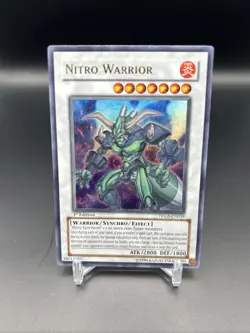 YUGIOH NITRO WARRIOR TDGS-EN039 1st Edition ULTRA LP - Image 1