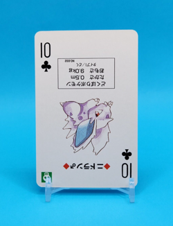 Pokemon Card Japanese - Nidoran - 10 of Clubs - Poker - Charizard Deck - Image 2