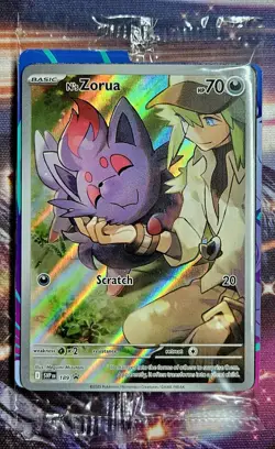 N's Zorua 189 Sv: Scarlet & Violet Promo Cards Holo SEALED - Image 1