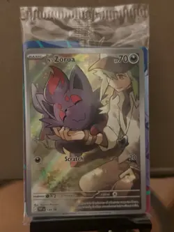 SEALED N's Zorua SVP 189 Sv: Scarlet & Violet Promo Pokemon Card 2025 NM - Image 1