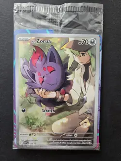N's Zorua 189 Illustration Holo ETB Promo Journey Together Sealed Pokemon Card - Image 1