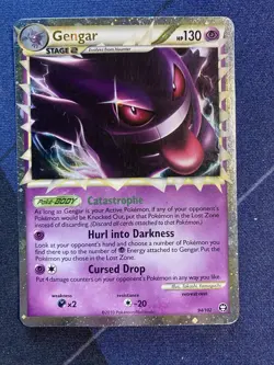 Gengar Prime 94/102 Heartgold Soulsilver Triumphant Holo Card Pokemon - Image 2