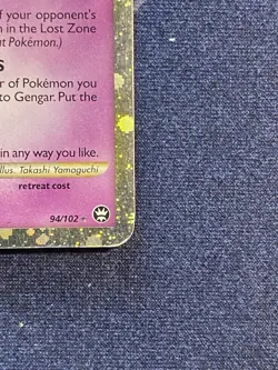 Gengar Prime 94/102 Heartgold Soulsilver Triumphant Holo Card Pokemon - Image 3