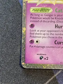 Gengar Prime 94/102 Heartgold Soulsilver Triumphant Holo Card Pokemon - Image 4