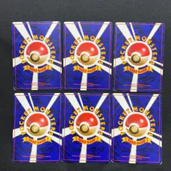 Base Set 1996 Normal Card Set of 6 Japanese Pokemon Card Old Back s007220 - Image 2