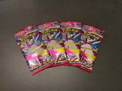 2 Packs Pokemon Card JPN Scarlet Violet Booster 4pack Mega Symphonia M1S NM New - Image 1