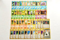 Pokemon card LOT 50 GYM Set Old Back Non holo Japanese Lt.Surge's Jolteon etc... - Image 1