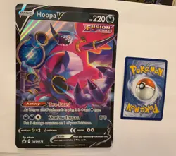 JUMBO Hoopa V SWSH176 Black Star Promo Ultra Rare Pokemon TCG Card NM/M - Image 1