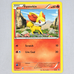 Fennekin 8/39 Kalos Starter Set Regular Pokemon Card TCG English LP - Image 1