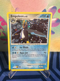 Empoleon 4/130 - Diamond and Pearl #4 Vintage Mid Era Holo Pokemon Card - LP - Image 1