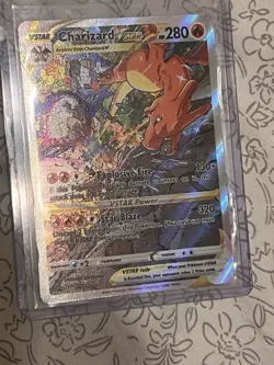 Pokemon Card: Charizard VStar SWSH 262 Sword & Shield Promo Cards Holo Alt Art - Image 1