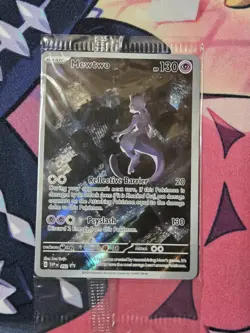 Mewtwo SVP 052 Black Star Promo Scarlet & Violet 151 - Pokemon Card TCG Sealed B - Image 1