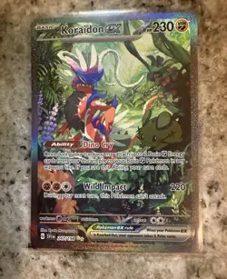 Pokemon TCG Koraidon EX Scarlet & Violet Special Illustration Rare Card 247/198 - Image 1