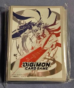 Digimon Card Game Bandai Fest Exclusive Omnimon Sleeves Brand New Sealed - Image 1