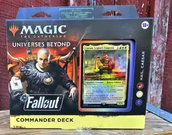 MTG Fallout Hail, Caesar Commander Deck Factory Sealed, Un-open 100 Card Deck - Image 1