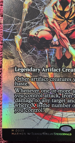 Iron Spider, Civil Warrior (Borderless Foil) 0039 - Marvel's Spider-Man MTG NM - Image 5
