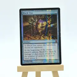 Black Vise From the Vault Relics 2 Mythic Magic The Gathering MTG Foil - Image 1