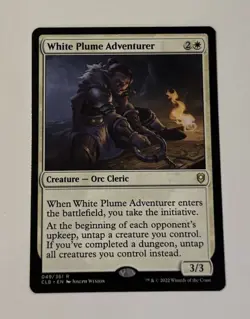 MTG White Plume Adventurer Commander Legends Battle For Baldur's Gate NM - Image 1
