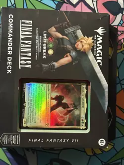 FINAL FANTASY Limit Break Commander Deck Brand new Ships Fast Small crease - Image 1