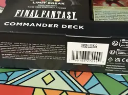FINAL FANTASY Limit Break Commander Deck Brand new Ships Fast Small crease - Image 3