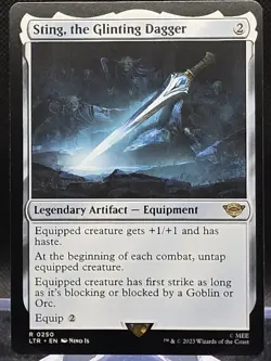 Sting, the Glinting Dagger #250 The Lord of the Rings Regular Rare - Image 1