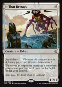 MTG It That Betrays, Light Play, English Duel Decks: Zendikar vs. Eldrazi - Image 1