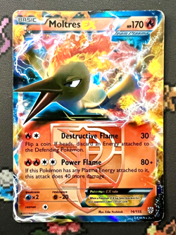 Moltres EX - 14/135 - Ultra Rare Pokemon Black & White - 2012 Pokemon Card - MP - Image 1