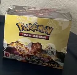 Pokemon TCG Sword Shield Darkness Ablaze Booster Box 36 Packs Factory Sealed New - Image 1