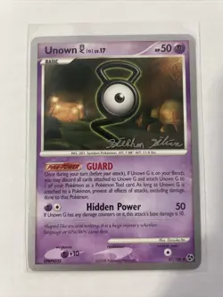2009 Pokemon World Championships Great Encounters Unown 57/106 NM - Image 1