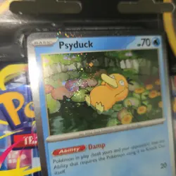 DOUBLE WHOLE SWIRL 💫🌀Pokemon Mega Evolution 3 Pack Blister Psyduck 007 ME01 - Image 2