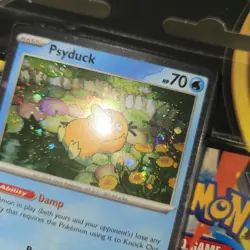 DOUBLE WHOLE SWIRL 💫🌀Pokemon Mega Evolution 3 Pack Blister Psyduck 007 ME01 - Image 3