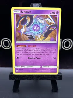 Pokemon Unown 92/214 Lost Thunder Regular Rare NM - Image 2