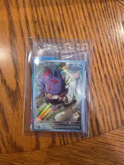 N's Zorua 189 SEALED Journey Together ETB Promo Black Star Illustration Pokemon - Image 1