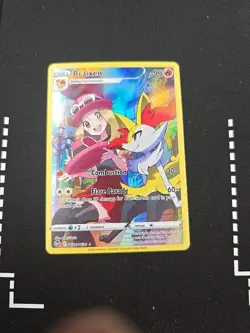 Pokemon Braixen TG01 Silver Tempest Trainer Gallery Ultra Rare Full Art Holo NM - Image 1